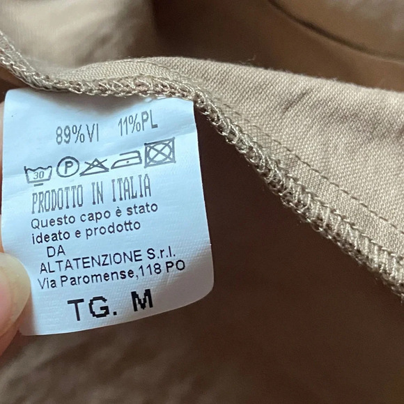 Motel Made in Italy open blazer Sz M ( 21” PTP) - Picture 7 of 9